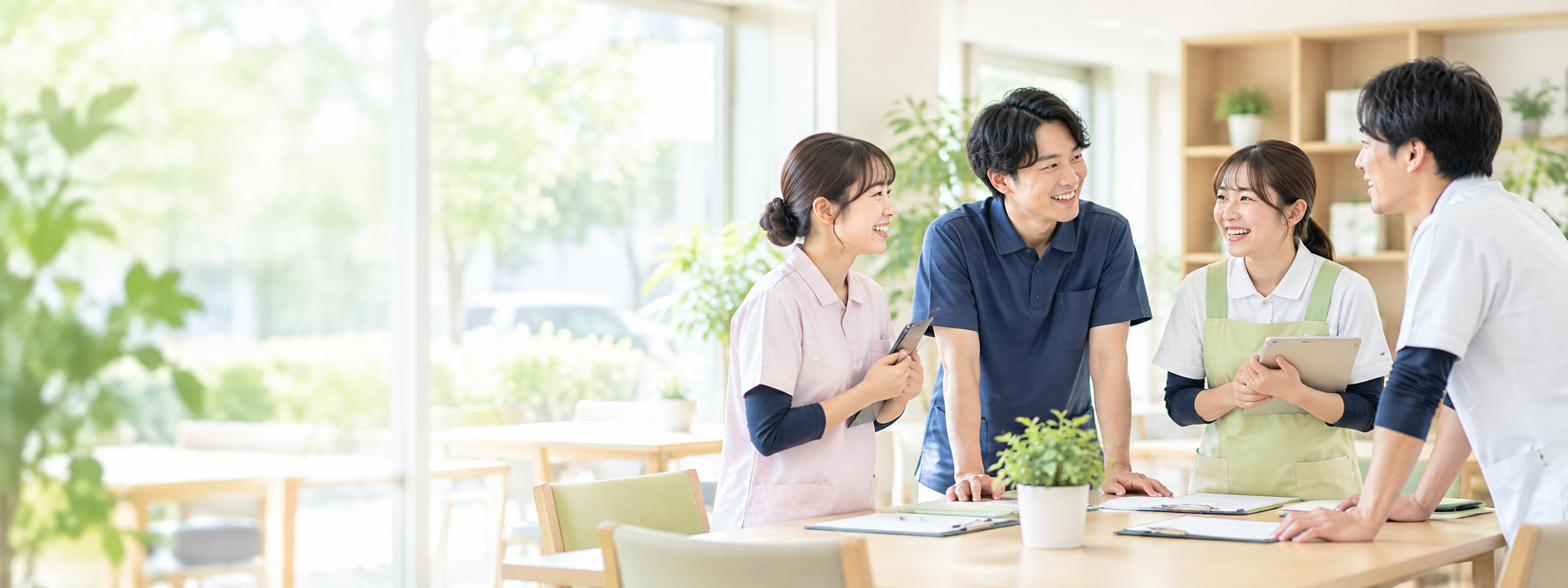 福祉の現場を支えるイメージ