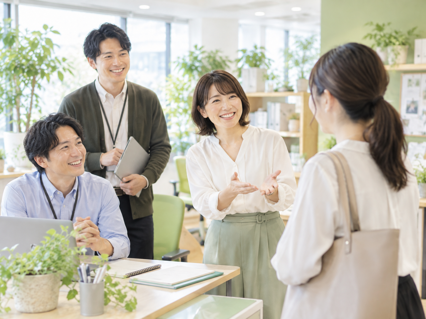 採用活動を支えるイメージ