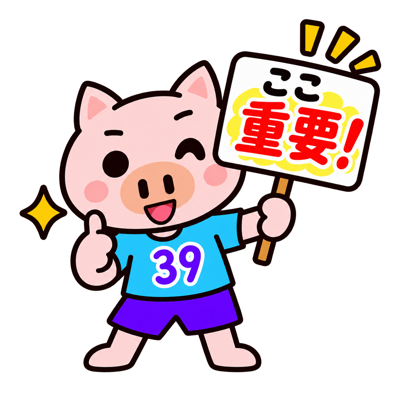 障害者グループホームの入居者募集｜ホームページで空室を減らすためにできることについて、「ここ重要！」の札で大切な点を伝えるぶひお